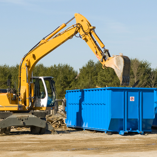 can i rent a residential dumpster for a construction project in Zenia